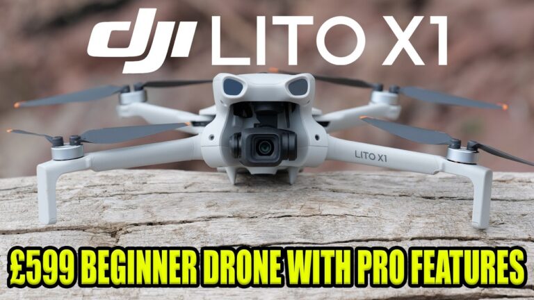DJI Lito X1 4K Mini Drone WIth Omnidirectional Obstacle Sensing - Best Beginner Drone 2026!